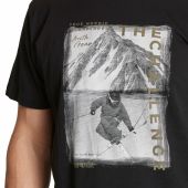 NORTH 56°4 Mens Big Size The Challenge Ski Print Cotton Crew Neck T Shirt