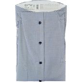 Eterna Mens Big Size Comfort Fit Button Down Collar Gingham Check Short Sleeve Shirt