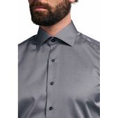 Eterna Mens Big Size Comfort Fit Cotton Twill Formal Long Sleeve Shirt