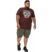 D555 Mens Big Size Gas Monkey Cotton Crew Neck Print T Shirt