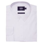 D555 Mens Big Size Stain Resistant Stretch Cotton Formal Long Sleeve Shirt