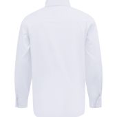 D555 Mens Big Size Stain Resistant Stretch Cotton Formal Long Sleeve Shirt