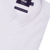D555 Mens Big Size Stain Resistant Stretch Cotton Formal Long Sleeve Shirt