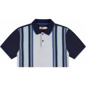 Mish Mash Mens Big Size Vertical Stripe Fashion Polo