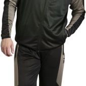 D555 Mens Big Size Active Performance Stretch Zip Through Hoodie