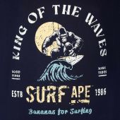 Ed Baxter Mens Big Size Surf Ape Print TShirt