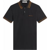 Ben Sherman Mens Big Size Contrast Pattern Collar Cotton Polo Shirt