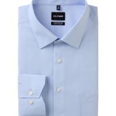 Olymp Mens Big Size Comfort Fit Non Iron Egyptian Cotton Formal Long Sleeve Shirt
