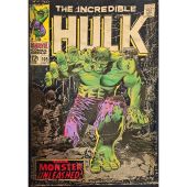 North Latitude Mens Big Size Marvel Hulk Print Tshirt