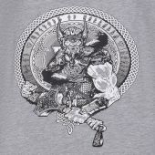 Espionage Mens Big Size Viking Print Crew Neck T Shirt