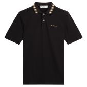 Ben Sherman Mens Big Size Patterned Contrast Collar Polo