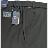 Eurex Mens Big Size Relax Fit Stretch Plain Casual Trouser