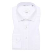 Eterna Mens Big Size Comfort Fit Self Stripe Cotton Formal Long Sleeve Shirt