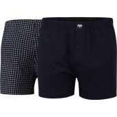 CECEBA Mens Big Size Pure Cotton Two Pack Boxer Shorts