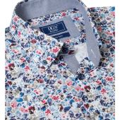 Douglas & Grahame Mens Big Size Drifter Casual Abstract Design Short Sleeve Shirt
