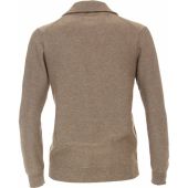 Casa Moda Mens Big Size Knitted Quarter Zip Cotton Cashmere Sweater