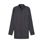 Olymp Mens Big Size Fine Satin Cotton Print Shirt