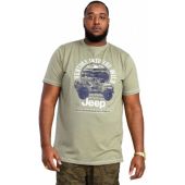 Mens Big Size Duke HIBBERT-D555 Official Jeep Printed T-Shirt