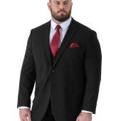 D555 Mens Big Size Plain Stretch Suit Jacket