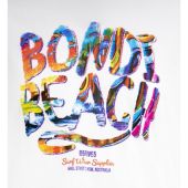 D555 Mens Big Size Bondi Beach Print Cotton Crew Neck T Shirt