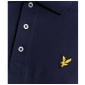 Lyle & Scott Mens Big Size Stretch Plain Long Sleeve Polo