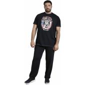 D555 Mens Big Size Gas Monkey Garage Print Crew Neck T Shirt