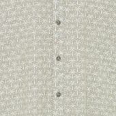 Blend Mens Big Size Linen Mix Palm Tree Print Short Sleeve Shirt