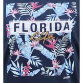 Duke Mens Big Size Florida Life Print Crew Neck T Shirt