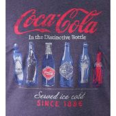 Duke Mens Big Size Bottles Coca Cola Print Cotton Crew Neck T Shirt