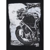 Duke Mens Big Size D555 Photographic Bike Printed Crew Neck Cotton T-Shirt