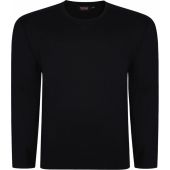 Espionage Mens Big Size Long Sleeve Plain Cotton T Shirt