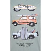 Kam Mens Big Size Summer Club Car And Bike Print TShirt