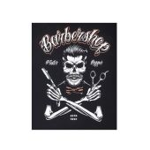 Espionage Mens Big Size Barber Shop Skull Print T-Shirt