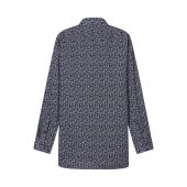 Olymp Mens Big Size Floral Print Long Sleeve Shirt