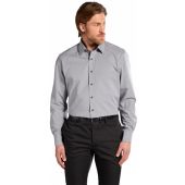 Eterna Mens Big Size Non Iron Cotton Comfort Fit Plain Formal Shirt