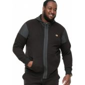 D555 Mens Big Size Fashion Zip Through Hoodie