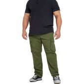 Kam Mens Big Size Elasticated Waist Stretch Fit Cargo Trousers