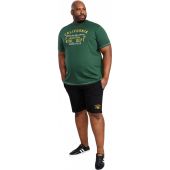 Duke Mens Big Size California Athletic Print Cotton Crew Neck T Shirt