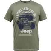 Mens Big Size Duke HIBBERT-D555 Official Jeep Printed T-Shirt