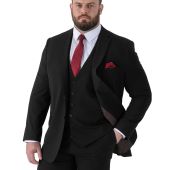 D555 Mens Big Size Plain Stretch Suit Trouser