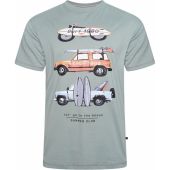 Kam Mens Big Size Summer Club Car And Bike Print TShirt