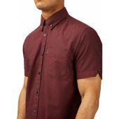 Ben Sherman Mens Big Size Signature Oxford Short Sleeve Shirt