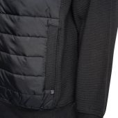 Kam Mens Big Size Bubble Panel Zip Front Top