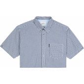Ben Sherman Mens Big Size Signature Gingham Button Down Collar Cotton Casual Short Sleeve Shirt