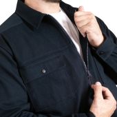 D555 Mens Big Size Zip Front Overshirt