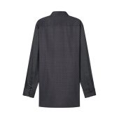 Olymp Mens Big Size Fine Satin Cotton Print Shirt