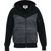 Mens Big Size D555 Duke Zip Through Hoody With Sherpa Lining