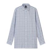 Olymp Mens Big Size Comfort Fit Woven Check Non Iron Formal Long Sleeve Shirt