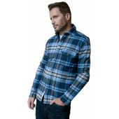 Mish Mash Mens Big Size Long Sleeve Quilted Overshirt