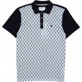Mish Mash Mens Big Size Patterned Casual Cotton Short Sleeve Polo